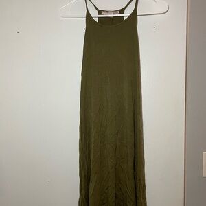Olive green dress